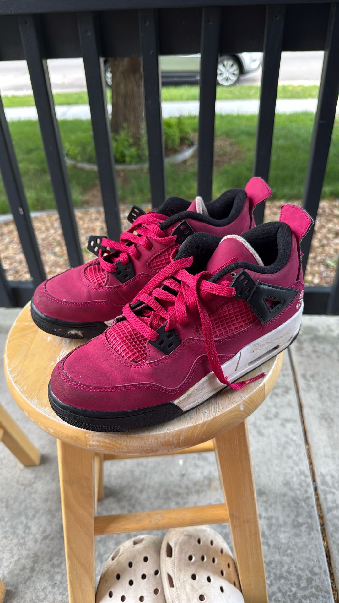 Used Jordan 4s Pink Retros