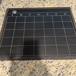 Calendar Chalkboard 