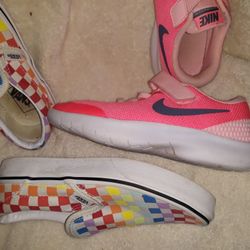 Youth Size 2 - 2.5 Nike And Vans