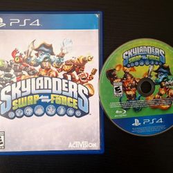SKYLANDERS SWAP FORCE [PS4] - DISC & CASE ONLY - EXCELLENT CONDITION 