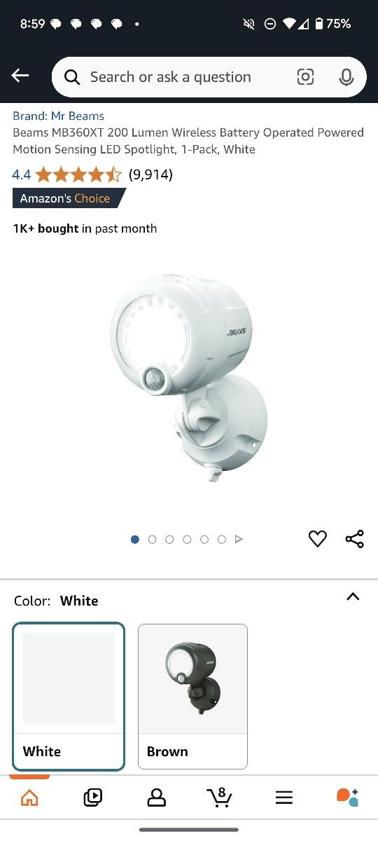 Wireless Spotlight (Motion Activated)