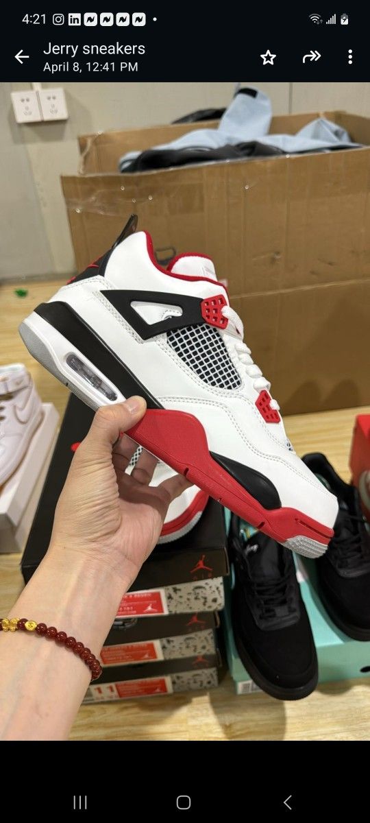 Jordan 4 Fire Red