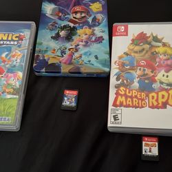 3 Nintendo Switch games