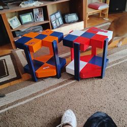 Chicago Cubs Chicago Bears  End Or Coffee Tables