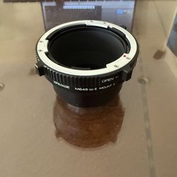 Mamiya 645 To Sony E mount Adapter