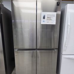 SAMSUNG BESPOKE STANDARD  DEPTH  FRENCH DOOR REFRIGERATOR WITH 1 YEAR WARRANTY /1 AÑO DE GARANTIA POR ESCRITO 