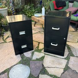 2 Drawer Letter Size File Cabinets