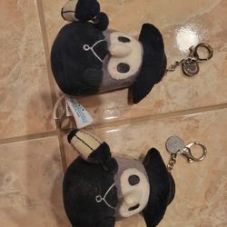 Micro Plague Doctor Teddy Keychain