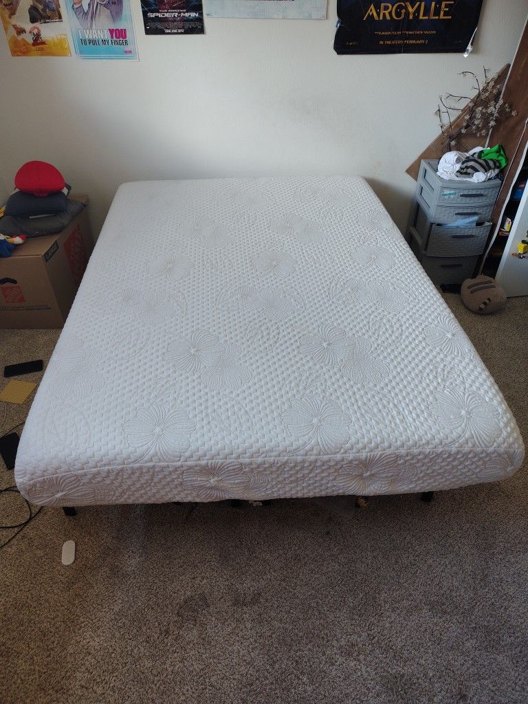 mattress with bedframe, PICKUP ONLY, NO DELIVERY