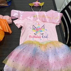 Unicorn birthday outfit