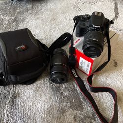 Canon Rebel Sl1 With An Extra Lense 