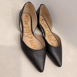 Sam Edelman Black Pointed Toe D’Orsay Flats Women’s Size 6