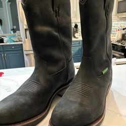 Black Suede Dan Post Boots