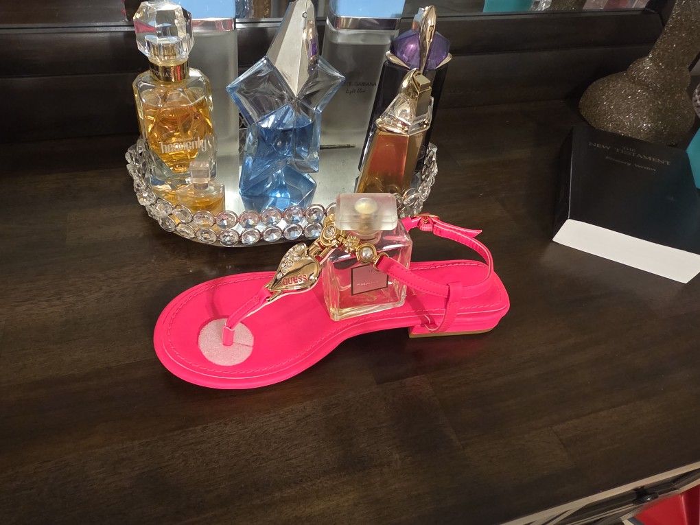 Hot Pink Guess Sandals