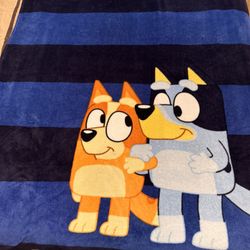 BLUEY PLUSH TWIN SIZE BLANKET