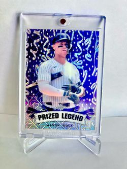 2024 Leaf Prized Legend Aaron Judge Purple Mojo SP #PL-19 New York Yankees /15💎