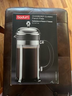 Brand New Bodum 34oz Chambord French Press Coffee Maker