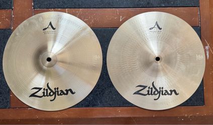 Rare Find Like New Zildjian 12” New Beat Hi hat cymbals.  New these are $450 after tax.