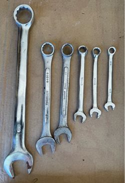 WRENCHES:  miscellaneous sizes