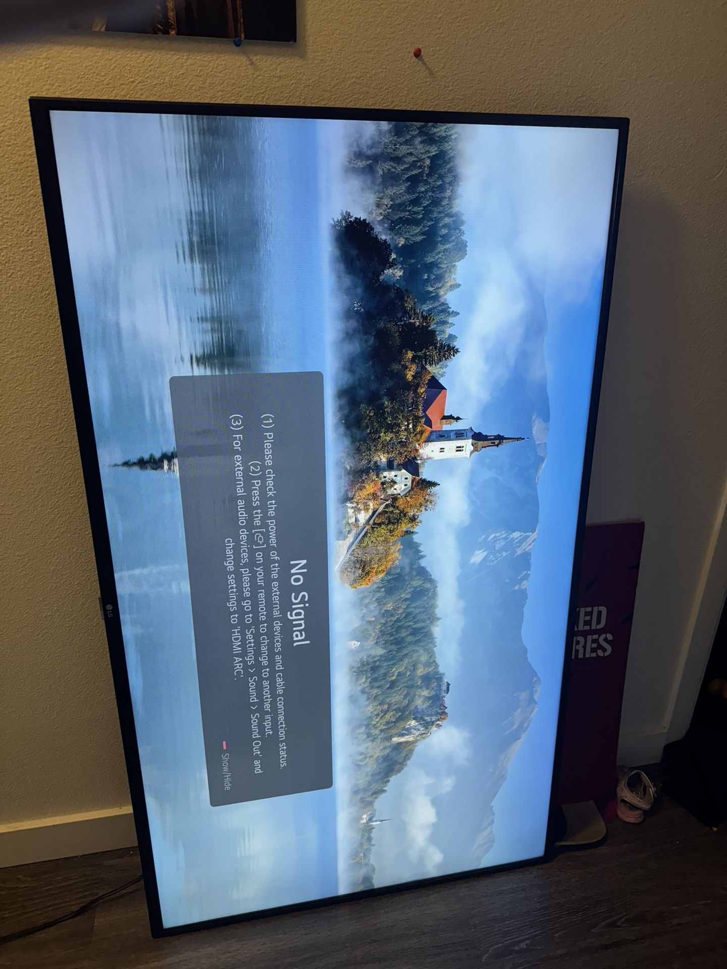 65” LG tv