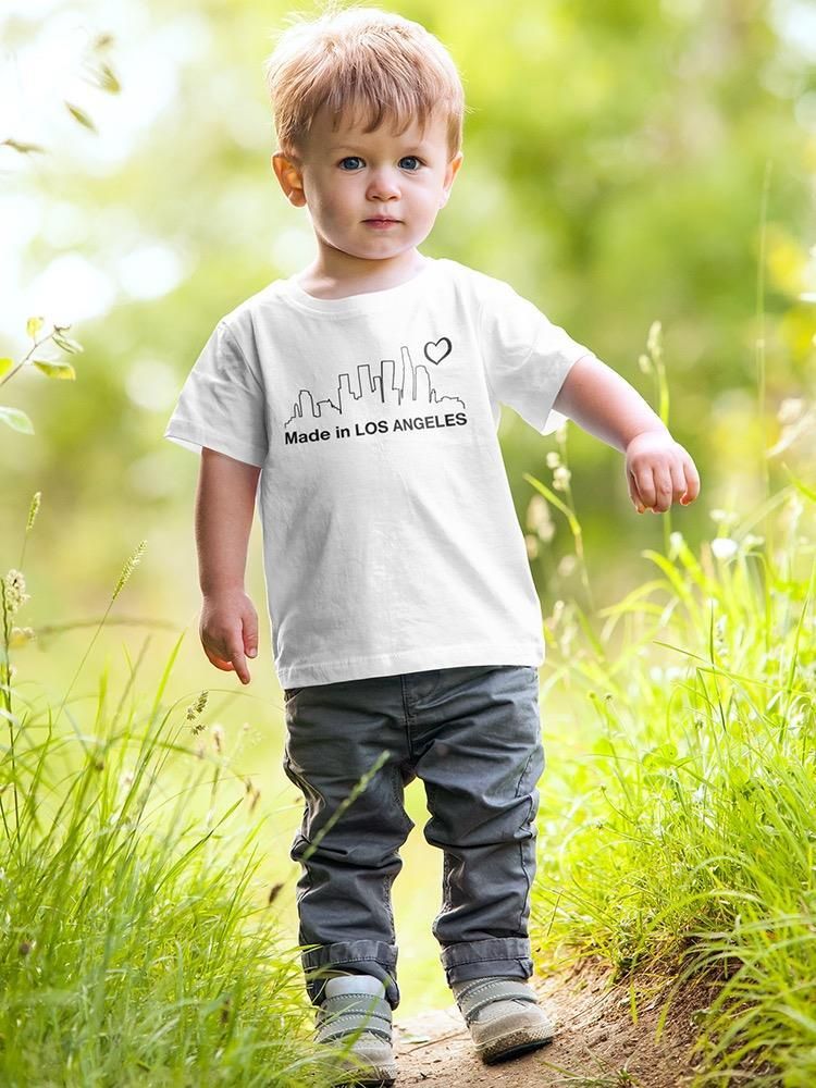 Smartprints Made In Los Angeles Cityscape T-shirt Baby's -SmartPrintsInk Designs White Size 6M