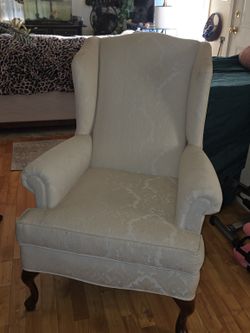 Cream Accent Chair — MUST GO! Moving Sale