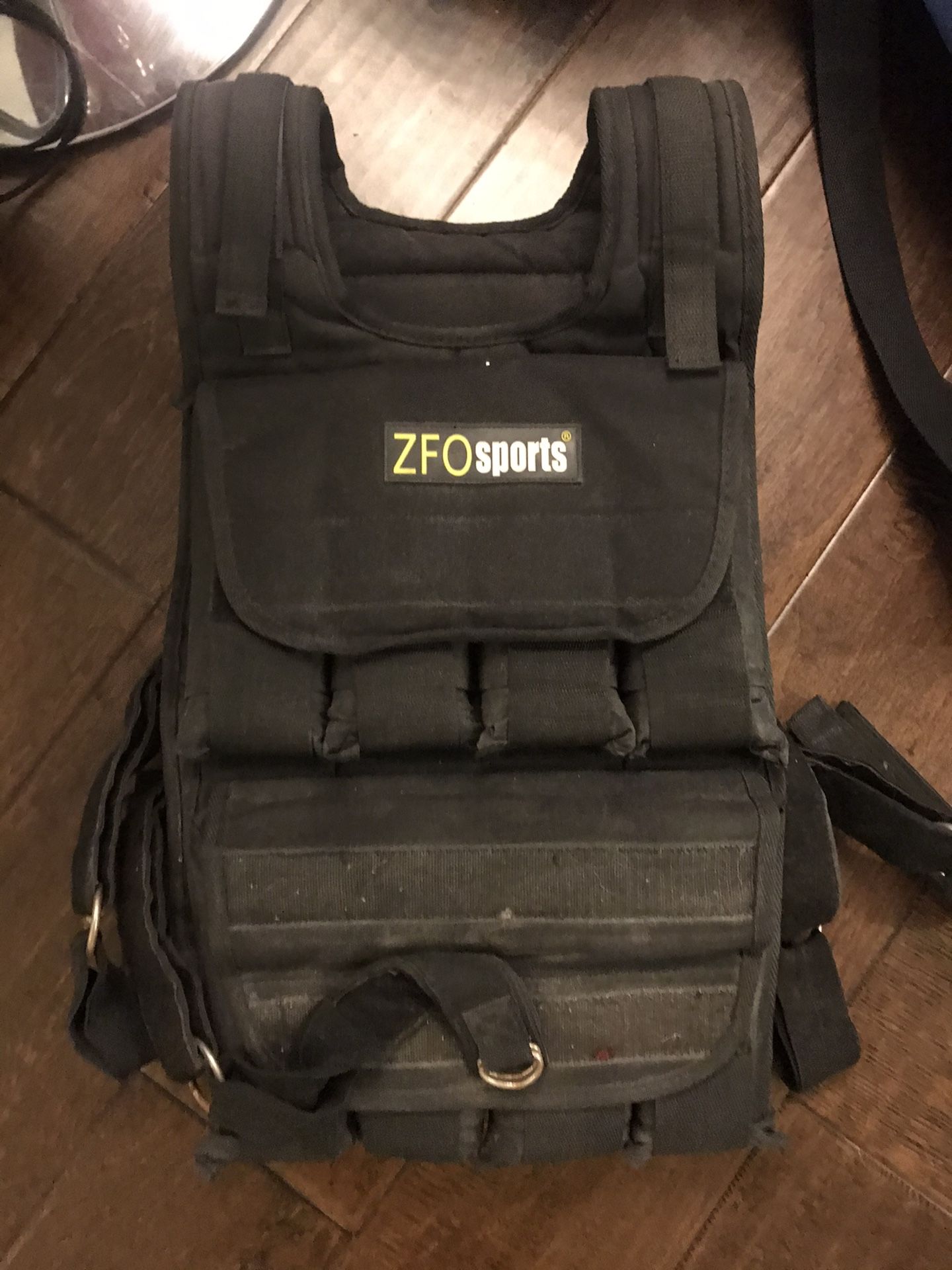 Weight vest with weights up to 40 lbs.