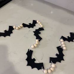 Halloween Bat Garland
