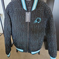 Phoenix Suns Quilted Bomber Jacket The Wild Collective