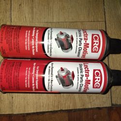 CRC Electromotive Electric Parts Cleaner 2 Cans