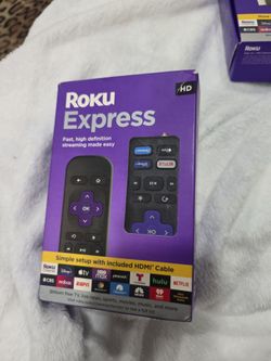Brand New Roku Express HD Streaming Player –  in Original Box – HDMI Cable Included