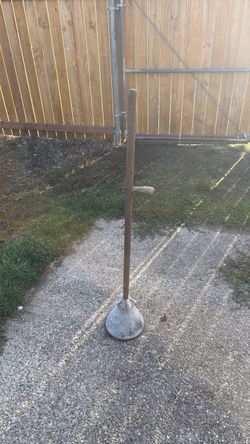 Vintage laundry plunger
