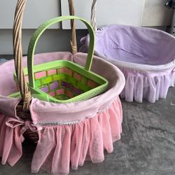 Easter Basket And Eggs