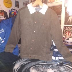 Light Brown Mens Levi's Jacket Size Medium 