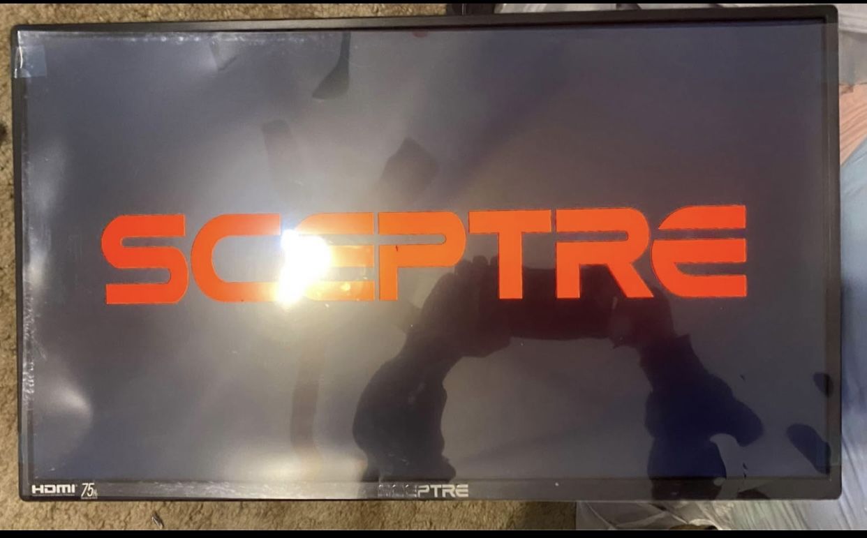Open box Sceptre 24-inch Professional Thin 1080p LED Monitor 99% sRGB 2x HDMI VGA Build-in Speakers,