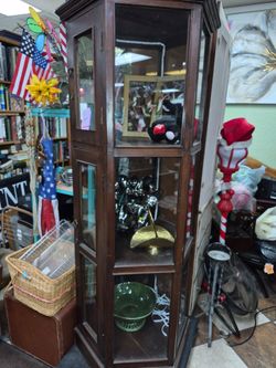 Octagon Curio Cabinet