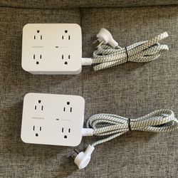 Surge Protector Power Strip, HANYCONY 8 Wide Outlets with 4 USB Charging Ports