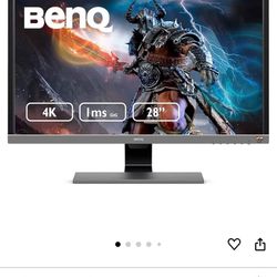 BenQ EL2870U Gaming Monitor 28" 4K UHD 1ms | TN | AMD FreeSync