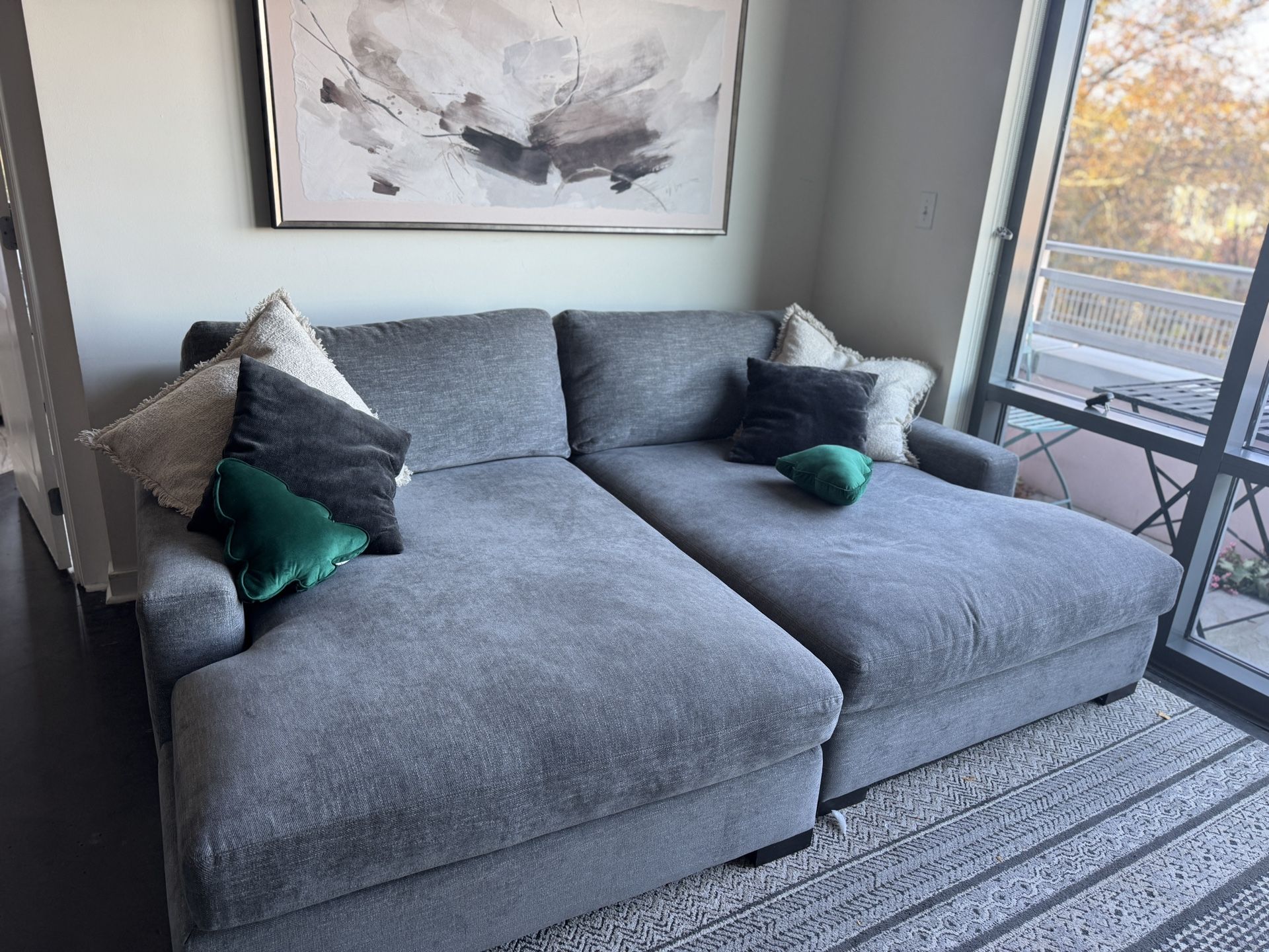 Arhaus Camden Modular Deep-Seat Sofa – Excellent Condition – $1,600 (OBO) – Del Ray