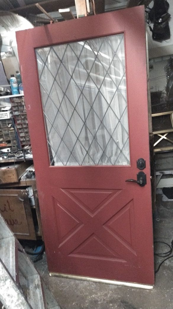 back door. old farmhouse style