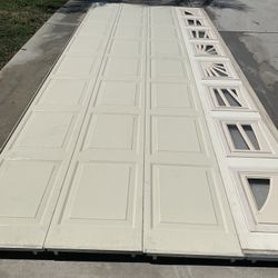 16x7 Garage Door Usada Buenas Condiciones