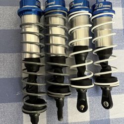 Rc car suspension zd racing 4pic blue 