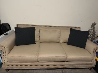 Corinthian beige couch