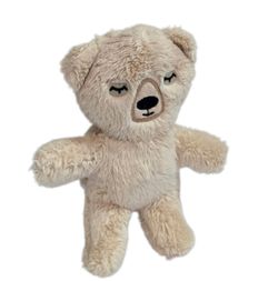 Slumberkins Mini Honey Bear Plush 6" Stuffed Animal Beige Teddy Flower Spring Ed
