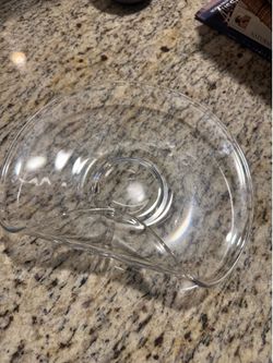 Glass serving bowls ~ chips and dips.