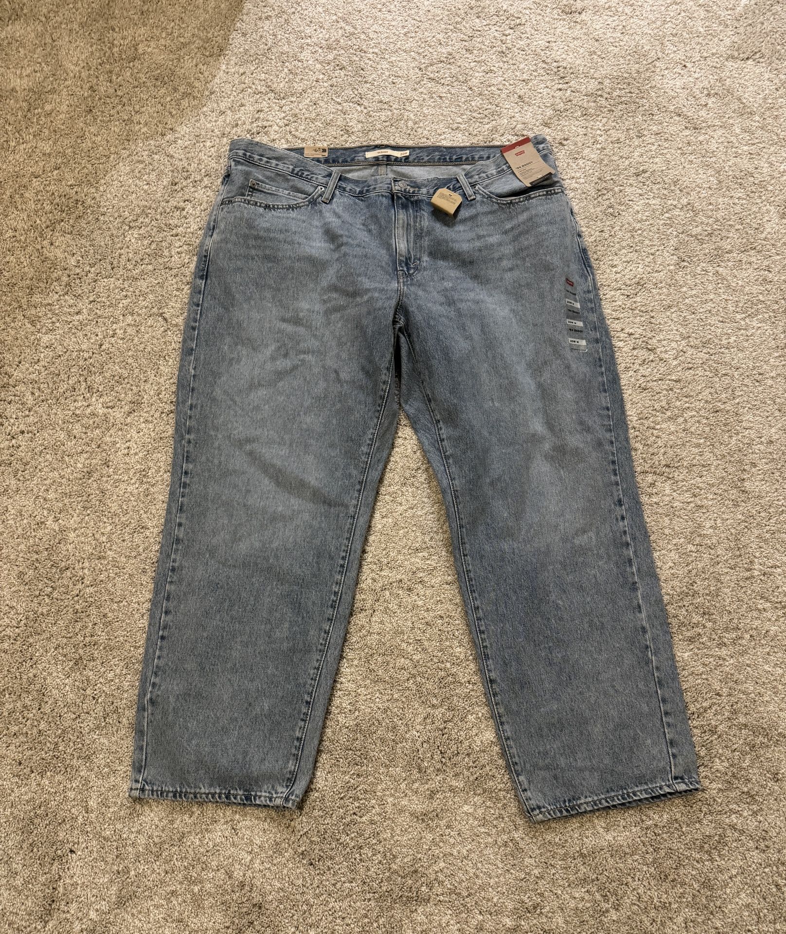 NWT Levi’s ‘94 Baggy Women’s Blue Jeans, Size 20W, Mid Rise, Straight Leg