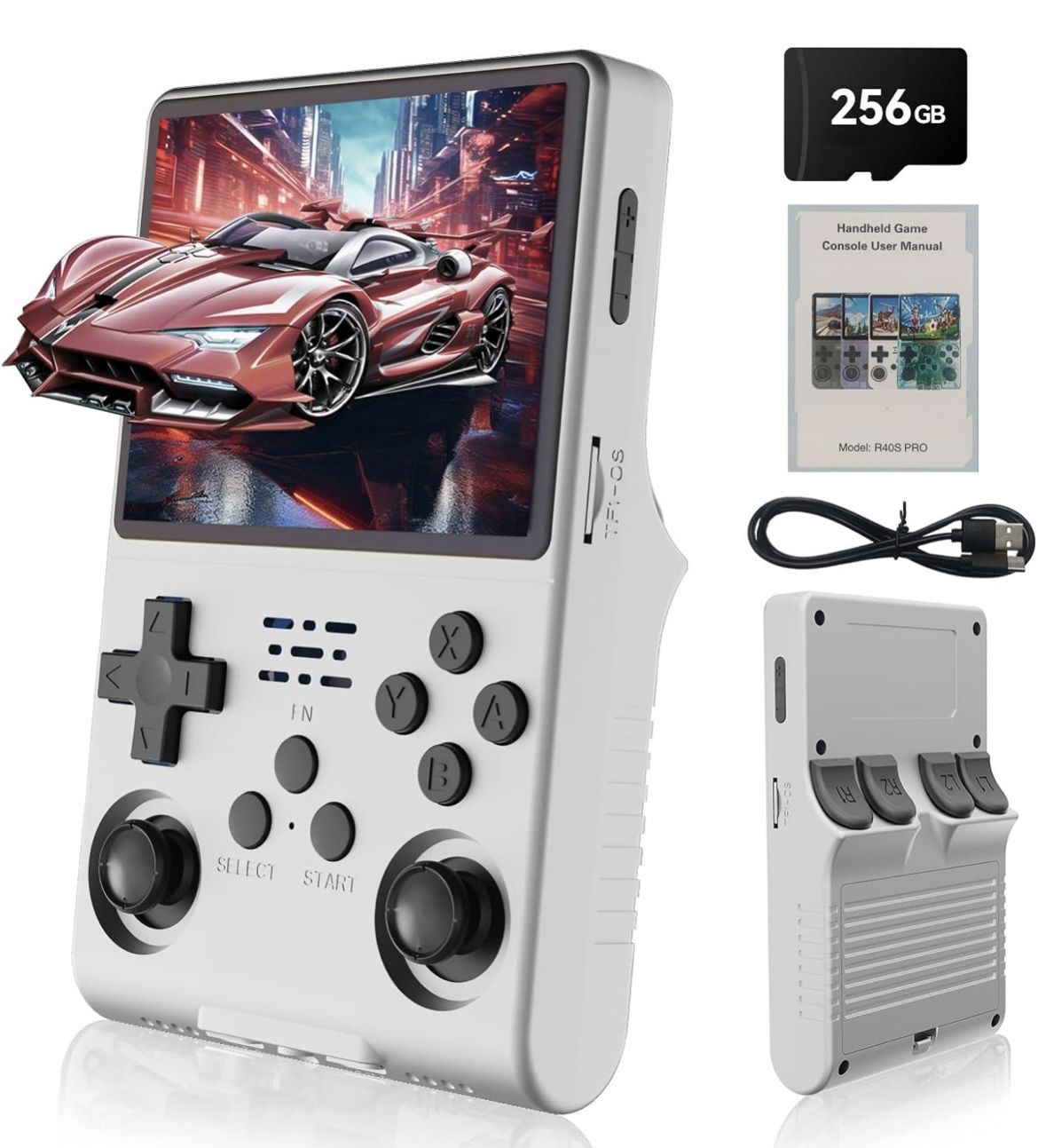 R40S Pro Handheld Game Console, Over 30,000 Pre-Installed Games