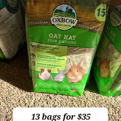 Hay for small animals & Rabbit food 