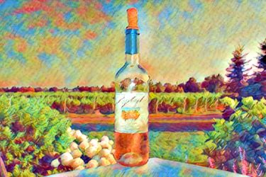 Original Custom Art Print - "The Wine Bottle"