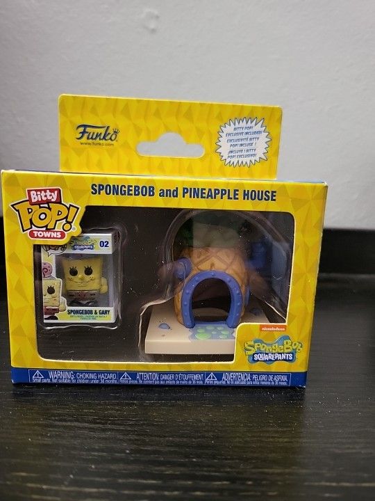 NIB Funko Bitty Pop! Town: Nickelodeon - SpongeBob and Pineapple House
